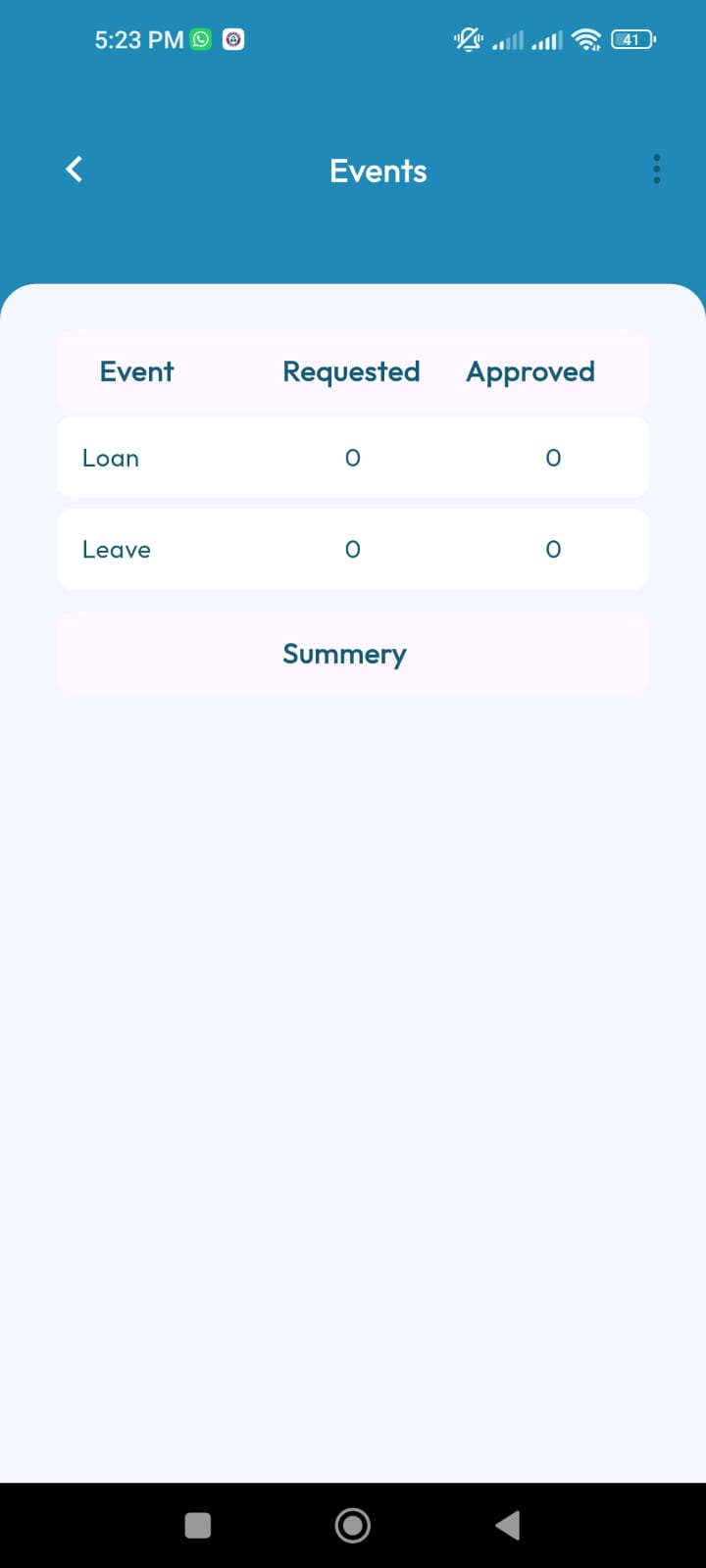 RateOp mobile app screen 54